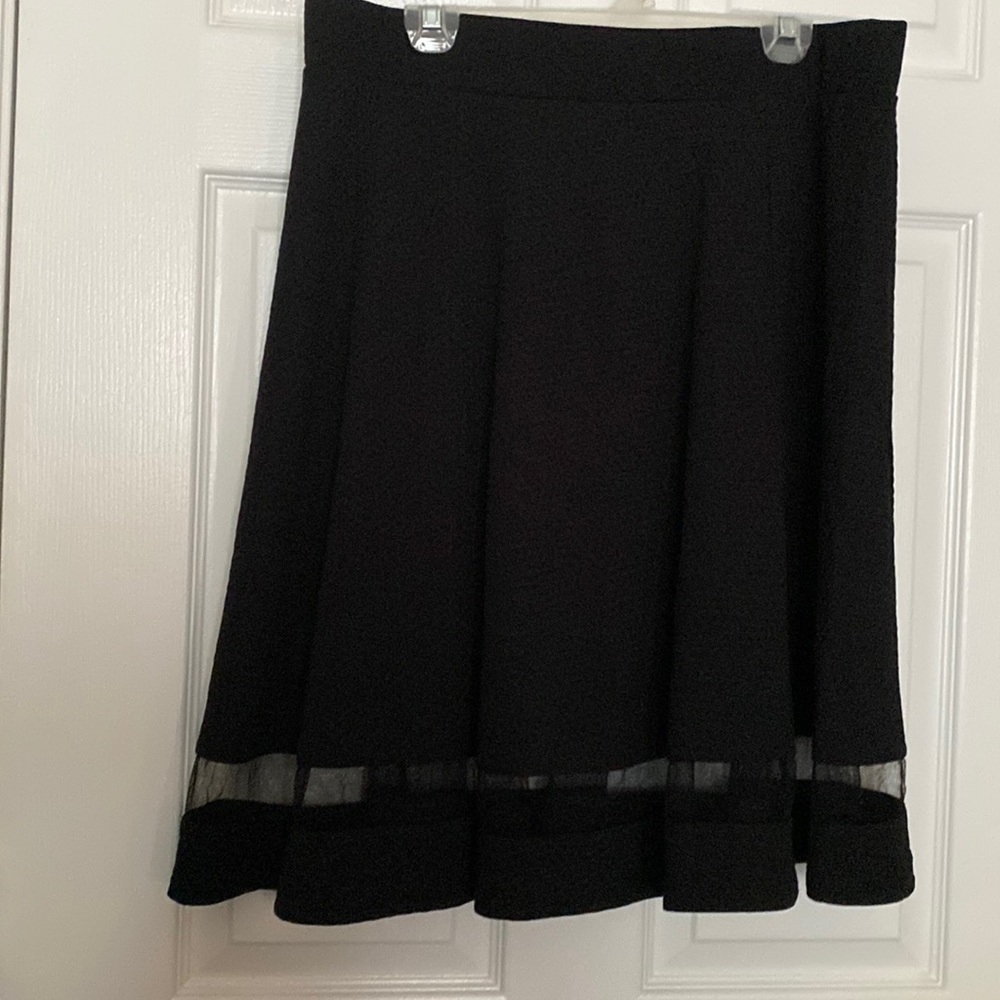 Faith and Joy Black with sheer bottom skirt . Size 3X